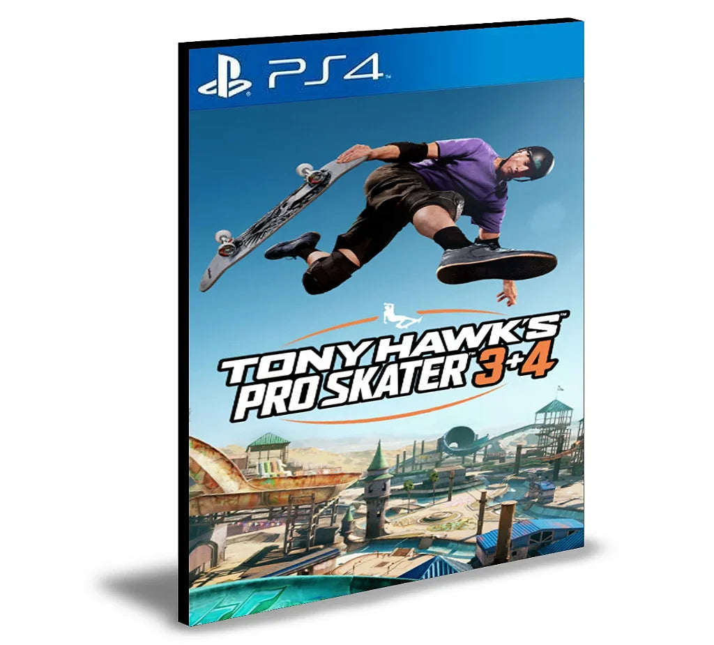 Tony Hawk's Pro Skater 3 + 4 - PS4 PRIMÁRIA Mídia Digital