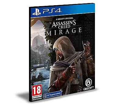 ASSASSIN'S CREED MIRAGE PS4 PRIMÁRIA MÍDIA DIGITAL