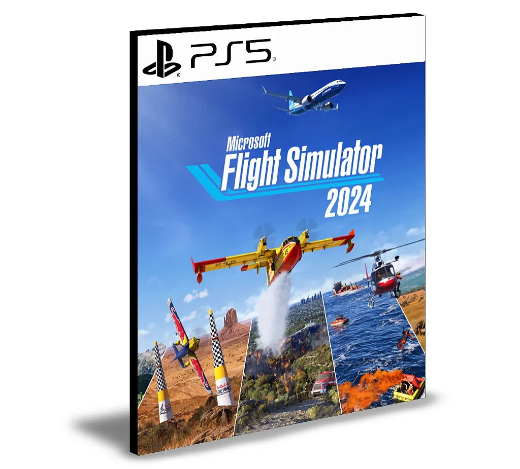 Microsoft Flight Simulator 2024 Ps5 PRIMARIA Mídia Digital