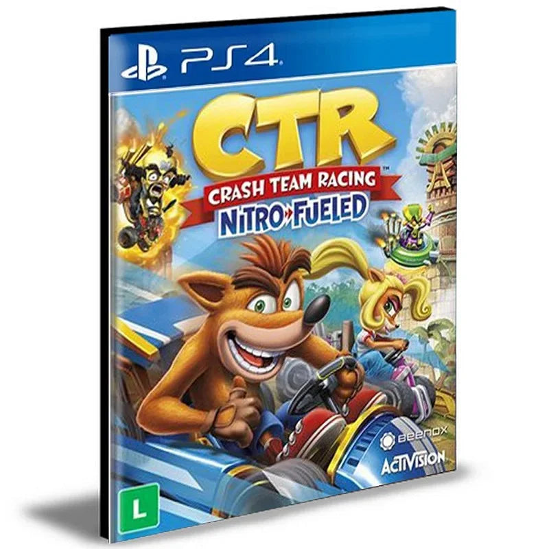 Crash Team Racing Nitro-Fueled Ps4 e Ps5 PRIMÁRIA Mídia Digital
