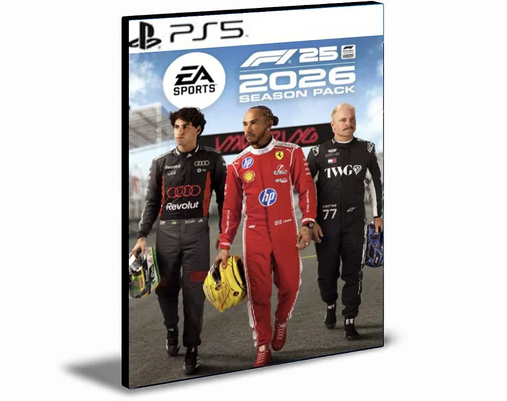 DLC F1 25 – PACOTE DA TEMPORADA 2026 Ps5 PRIMÁRIA Mídia Digital