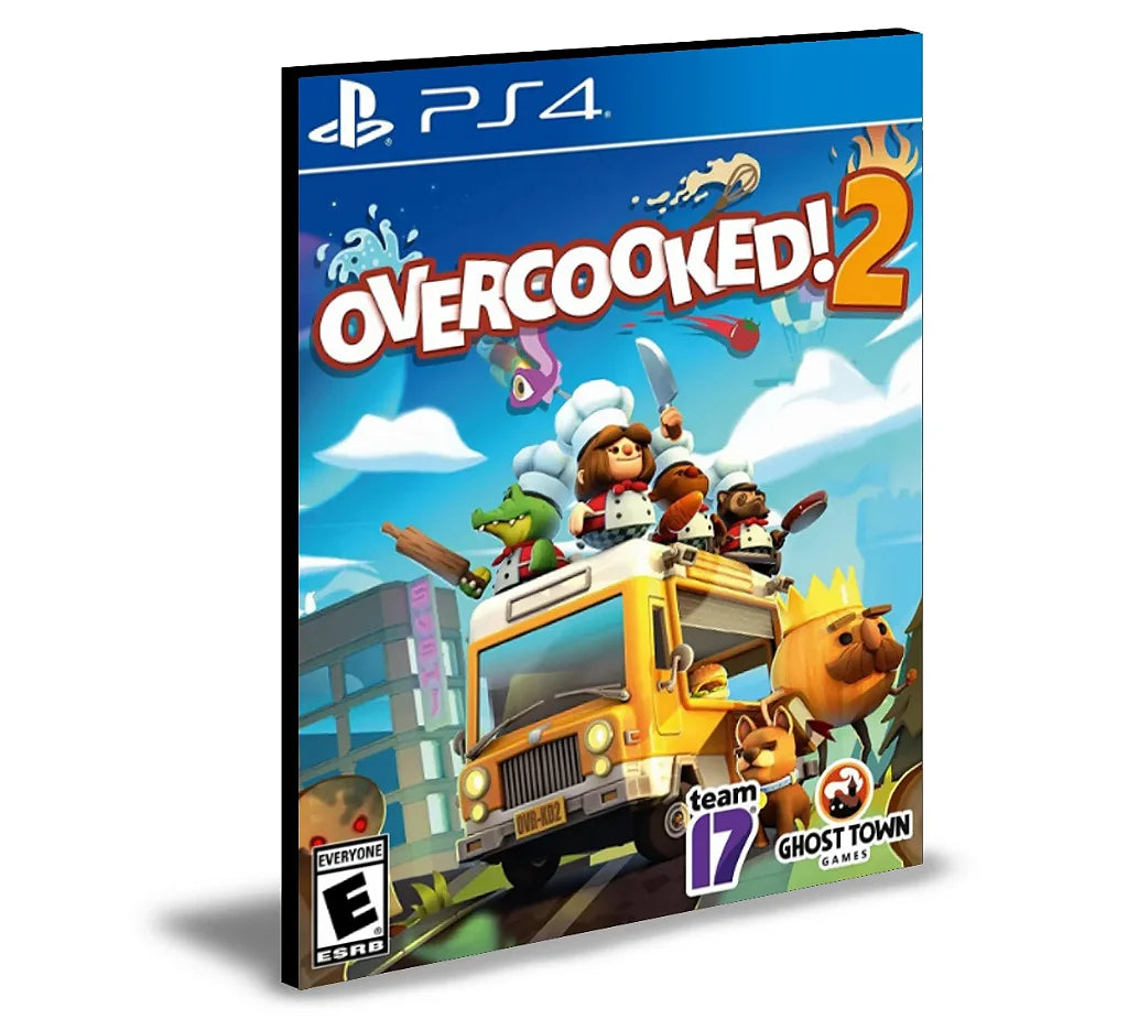 OVERCOOKED 2 Ps4 e Ps5 PRIMÁRIA Mídia Digital