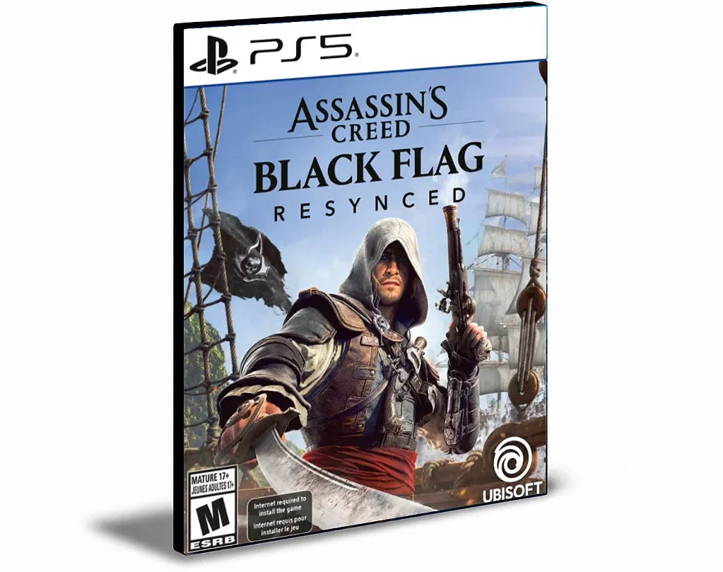 ASSASSIN’S CREED BLACK FLAG RESYNCED Ps5 PRIMÁRIA Mídia Digital