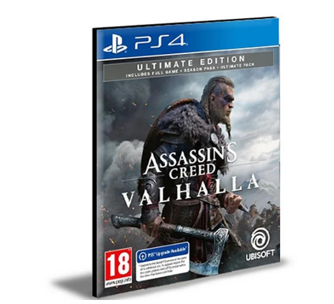 Assassins Creed Valhalla Ultimate Ps4 PRIMÁRIA Mídia Digital