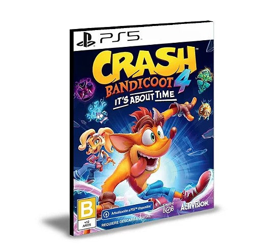 Crash Bandicoot 4 Its About PS5 PRIMÁRIA Mídia Digital