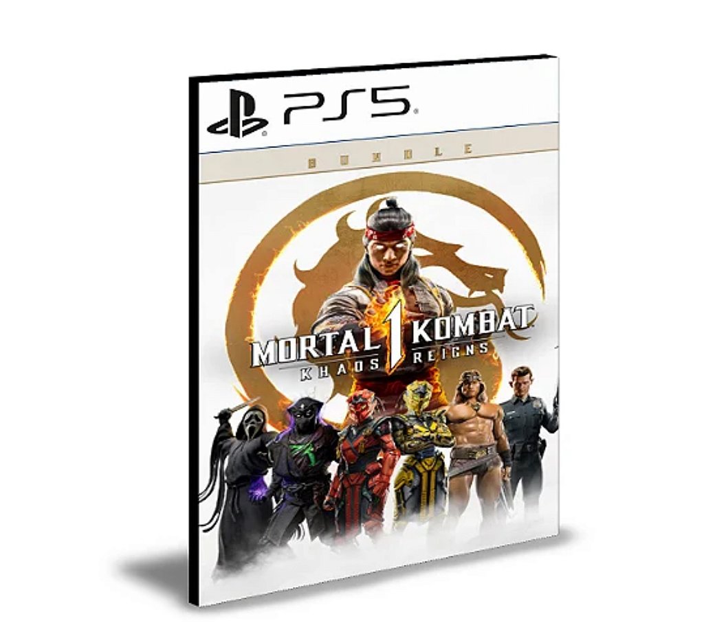 MORTAL KOMBAT 1 REINA O KAOS PS5 PRIMÁRIA MÍDIA DIGITAL