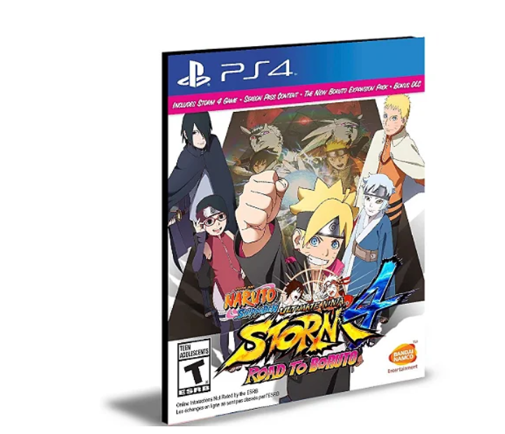 NARUTO SHIPPUDEN Ultimate Ninja STORM 4 Road to Boruto PS4 e PS5 PRIMÁRIA Mídia Digital