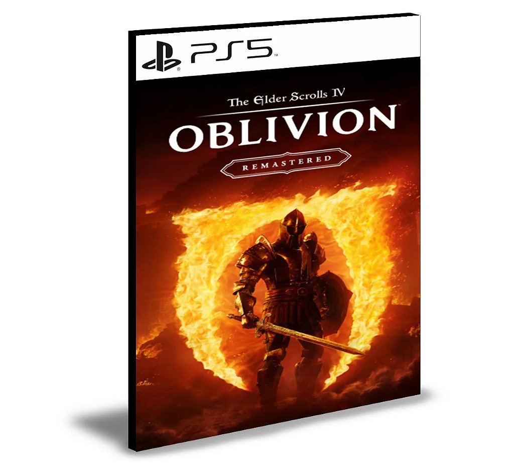 The Elder Scrolls IV Oblivion Remastered Ps5 PRIMÁRIA Mídia Digital