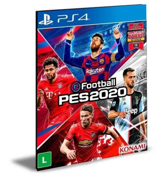 PES 2020 PS4 PRIMÁRIA MÍDIA DIGITAL