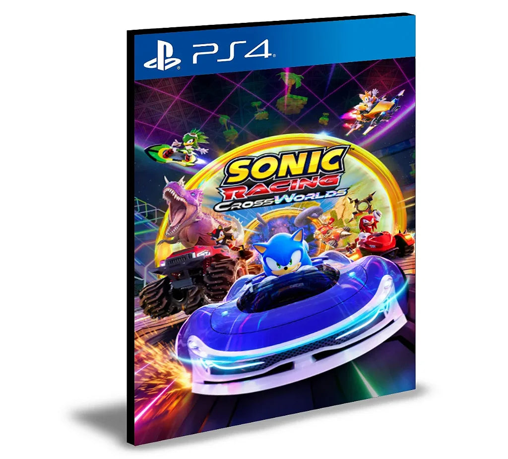 Sonic Racing CrossWorlds Ps4 PRIMÁRIA Mídia Digital