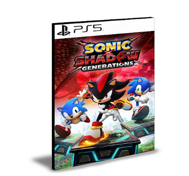 SONIC X SHADOW GENERATIONS Ps5 PRIMÁRIA Mídia Digital