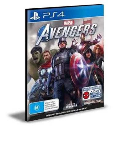 MARVEL'S VINGADORES PS4 E PS5 PRIMÁRIA MÍDIA DIGITAL